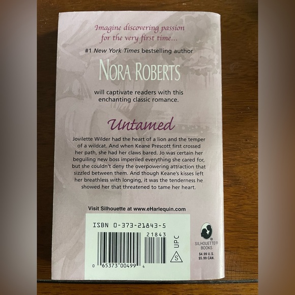 Untamed by Nora Roberts - Picture 2 of 3